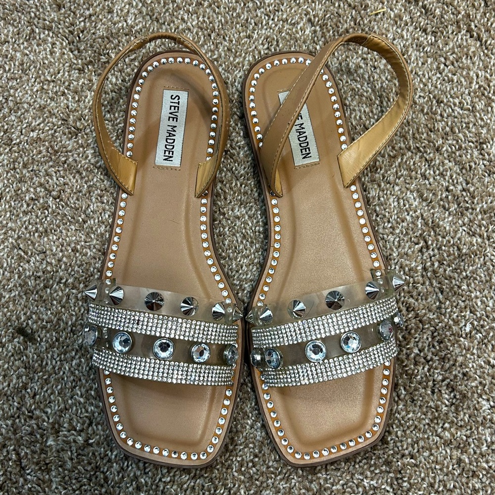 Steve Madden rhinestone sandals